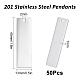SUNNYCLUE 201 Stainless Steel Pendants UK-STAS-SC0003-85-2