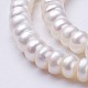 Natural Cultured Freshwater Pearl Beads Strands UK-PEAR-P002-17-3