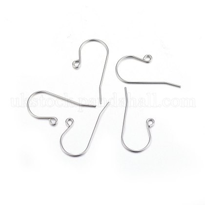 316 Stainless Steel Earring Hooks UK-STAS-P210-20P-1