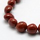 Natural Red Jasper Beads Strands UK-G-L154-08-K-2