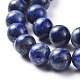 Natural Lapis Lazuli Round Beads Strands UK-G-I181-09-8mm-6