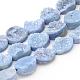 Electroplated Natural Quartz Crystal Beads Strands UK-G-UK0005-10x14mm-10-1