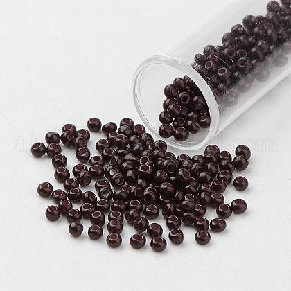 11/0 Grade A Baking Paint Glass Seed Beads UK-X-SEED-N001-A-1063-1