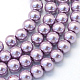 Baking Painted Pearlized Glass Pearl Round Bead Strands UK-HY-Q003-6mm-44-1