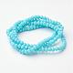 Faceted Imitation Jade Glass Beads Strands&nbsp;UK-X-GLAA-R135-3mm-31-2