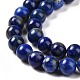Natural Lapis Lazuli Beads Strands UK-G-P348-01-6mm-3