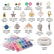 DIY Seed & Heishi Beads Jewelry Set Making Kit UK-DIY-YW0005-53-6