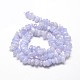 Natural Blue Lace Agate Chip Beads Strands UK-X-G-E271-73-2