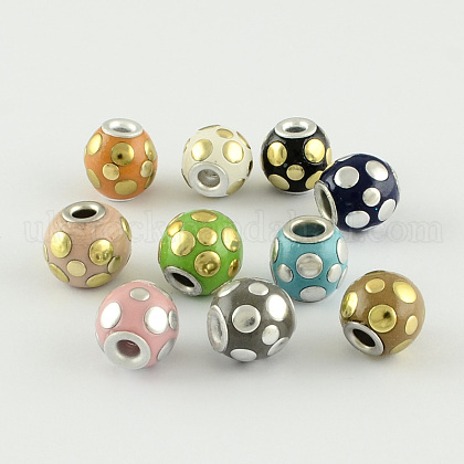 Handmade Indonesia Round Beads UK-IPDL-R439-M-K-1