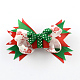 Christmas Theme Grosgrain Bowknot Alligator Hair Clips UK-PHAR-R167-16-K-1