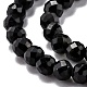 Natural Black Tourmaline Beads Strands UK-G-H266-11A-2
