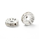 Iron Rhinestone Spacer Beads UK-RB-A010-10MM-S-1