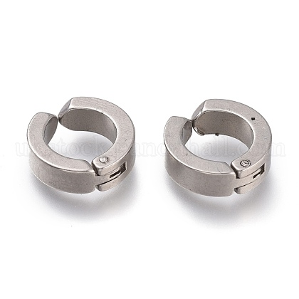 303 Stainless Steel Cuff Earrings UK-EJEW-F262-01D-P-1