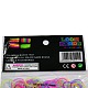 Fluorescent Neon Color Rubber Loom Bands Refills with Accessories UK-DIY-R006-03-K-3