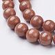 Natural Mashan Jade Round Beads Strands UK-G-D263-8mm-XS27-2