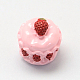 Strawberry Cake Resin Cabochons UK-CRES-R183-05B-3
