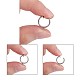 316 Surgical Stainless Steel Clip-on Hoop Earrings UK-STAS-S101-13mm-01P-4