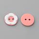 2-Hole Acrylic Buttons UK-BUTT-S020-34-2