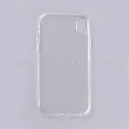 Transparent DIY Blank Silicone Smartphone Case UK-MOBA-F007-12-1