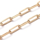 Soldered Brass Paperclip Chains UK-CHC-G005-03G-3