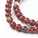 Natural Red Jasper Beads Strands UK-G-F348-02-6mm-3