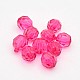 Faceted Transparent Acrylic Round Beads UK-DB8MM-M-2