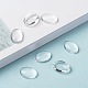 Transparent Oval Glass Cabochons UK-GGLA-R022-14x10-8