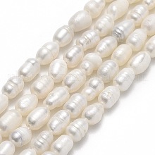 5~7x4~5mm, Hole: 0.6mm, about 49~51pcs/strand, 13.58 inch(34.5cm)