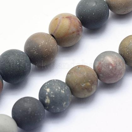 Natural Ocean Agate/Ocean Jasper Beads Strands UK-G-G716-02-4mm-1