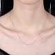 925 Sterling Silver Chain Necklaces UK-NJEW-BB30129-16-5
