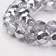 13 inches Faceted Round Glass Beads UK-GF6MMC01S-K-2