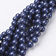 Natural Mashan Jade Round Beads Strands UK-G-D263-6mm-XS09-2