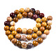 Natural Mookaite Beads Strands UK-G-S259-37-8mm-2