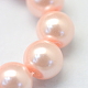 Baking Painted Pearlized Glass Pearl Round Bead Strands UK-HY-Q003-4mm-05-3