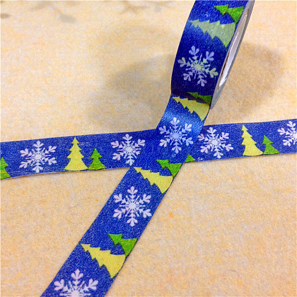 Christmas Theme Snowflake DIY Scrapbook Decorative Adhesive Tapes UK-DIY-A002-SP29-1