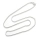 Brass Round Snake Chain Necklaces UK-NJEW-BB10864-20-2