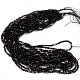 Natural Black Onyx Beads Strands UK-G-H1567-8MM-2
