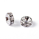 Brass Rhinestone Spacer Beads UK-RB-A014-Z6mm-01S-NF-2
