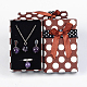 Valentines Day Presents Packages Rectangle Polka Dot Printed Cardboard Jewelry Boxes UK-CBOX-E002-M-3