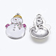 Mixed Alloy Enamel Pendants&nbsp;UK-X-ENAM-MSMC001-8-2