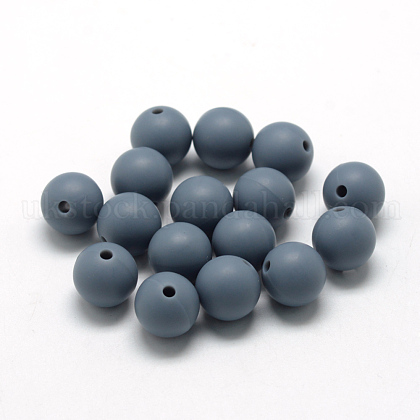 Food Grade Eco-Friendly Silicone Beads UK-SIL-R008B-15-1