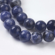 Natural Sodalite Beads Strands UK-G-E110-6mm-3-3