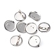 Platinum Plated  Iron DIY Iron Brooch Findings UK-X-E069Y-1