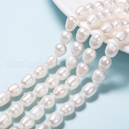 Natural Cultured Freshwater Pearl Beads UK-PEAR-D090-1-1
