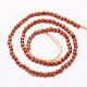 Synthetic Goldstone Beads Strands UK-G-G545-03B-K-2