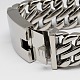 Fashionable Retro 316 Stainless Steel Chunky Curb Chain Bracelets UK-BJEW-F048-13-3