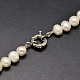 Luxury Women's Natural Pearl Bib Necklaces UK-NJEW-L345-G01-K-3