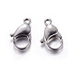304 Stainless Steel Lobster Claw Clasps UK-X-STAS-AB19-2