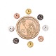 Brass Flower Bead Caps&nbsp;UK-X-KK-O043-02-2