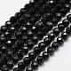 Natural Black Spinel Beads Strands UK-G-E366-07-3mm-2